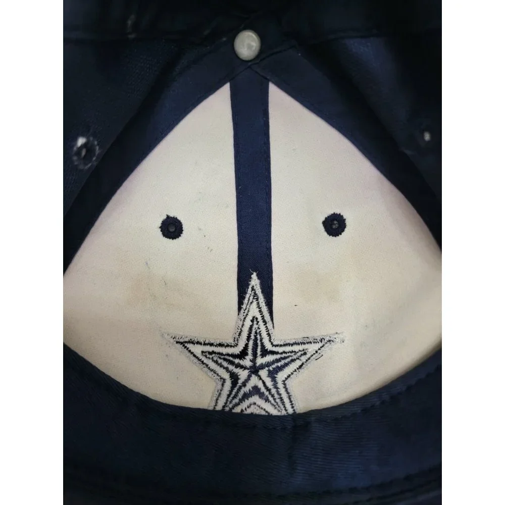 Reebok NFL Dallas Cowboys Baseball‎ Cap Hat Blue Rubberized Bill Cap *PICS*